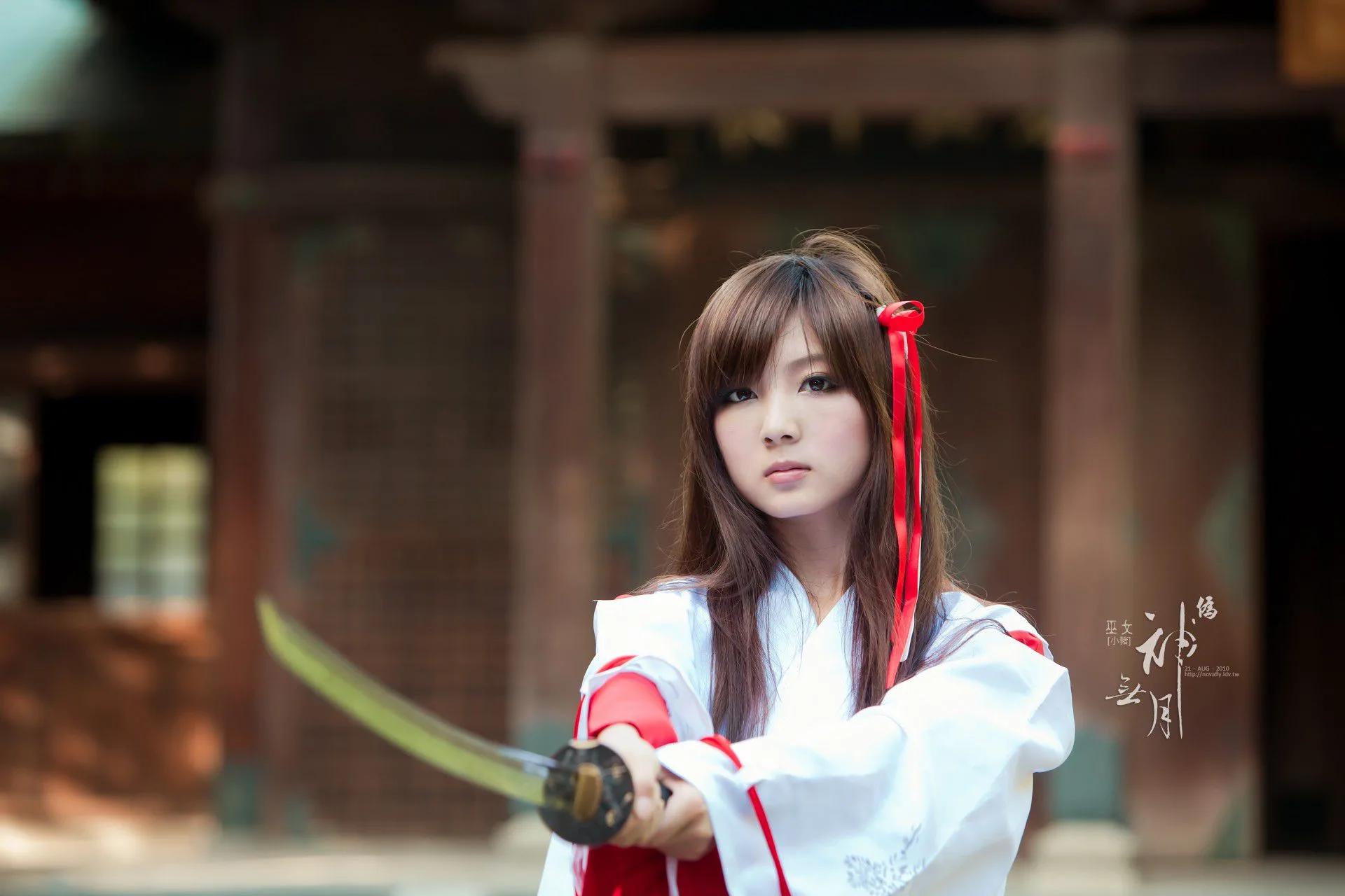 [Vẻ đẹp Đài Loan] Giả. Cosplay Heo Nữ tu đền Kannazuki - Bộ ảnh độ phân giải cao - 48